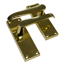 LockMonster Vital Victorian Plate Mounted Straight Lever Furniture