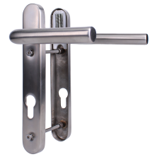 LockMonster 92 Lever/Lever UPVC Furniture - 220mm Backplate