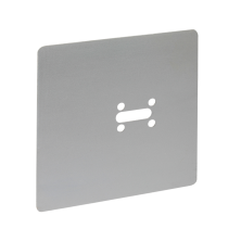 LockMonster Satin Anodised Aluminium Cubicle Retro-Fit Plate To Cover Fixing Holes