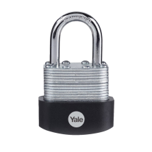 YALE Y125B High Security Laminated Steel Open Shackle Padlock