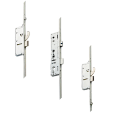 MILLENCO Mantis 3 Lever Latch & Deadbolt 92/62 Twin Spindle 2 Hook, 2 Deadbolt 20mm Radius Faceplate