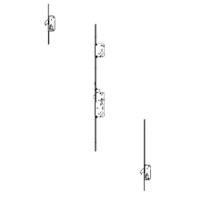 WINKHAUS AV4-F Heritage 2070 Auto Locking Latch & Deadbolt 20mm Radius 1770mm Length 2 Hook