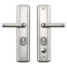 HOOPLY 5586 Square Backplate Lever Handles 68mm Centres