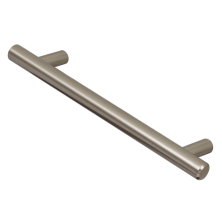 LockMonster 12mm Brushed Nickel Solid Bar Handle C/W M4 x 25mm Bolts