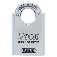 ABUS 83CS/70 Rock Series 2 Closed Shackle Steel Padlock Body Only Without Cylinder