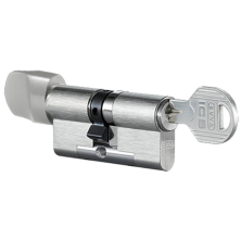 EVVA ICS KDZ Euro Key & Turn Cylinder Keyed To Differ 3 Keys TS007 3*