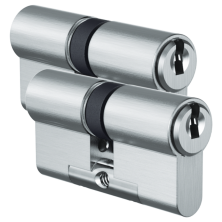 EVVA ICS Keyed Alike Pair DZ Double Euro Cylinder 6 Keys TS007 3*