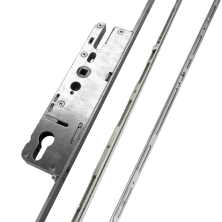 ELITE French Door Slave Lever Operated Latch & Deadbolt Single Spindle