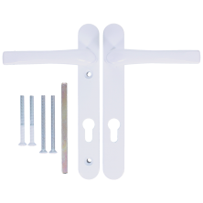 LockMonster 92 Lever/Lever UPVC Furniture - 220mm Backplate