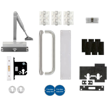 ZOO Architectural Fire Door Pack For Corridor Door (Locking) KITA1-FDP-A1