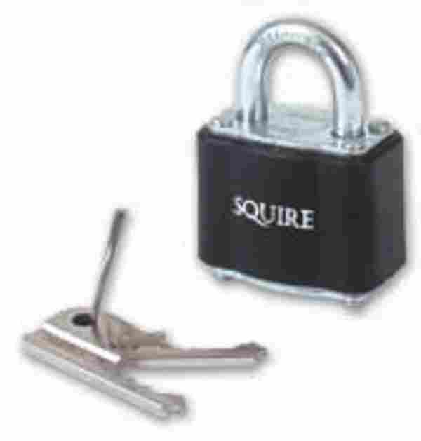 Squire Laminated Closed Shackle Padlock (50mm wide)