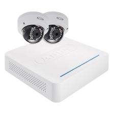 ABUS TVVR36200 LAN CCTV Kit 1TB, App & 2 Dome Cameras
