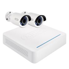 ABUS TVVR36210 LAN CCTV Kit 1TB, App & 2 Bullet Cameras
