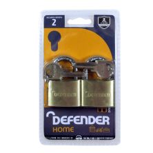 DEFENDER Brass Open Shackle Padlock