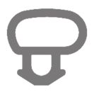 REDDIPLEX TPR 5.5mm Bubble Seal Gasket To Suit UPVC Doors & Windows