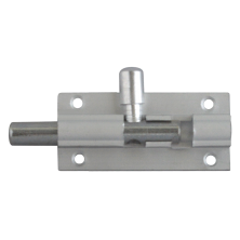 LockMonster Aluminium 25mm Wide Straight Barrel Bolt