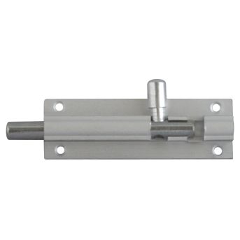 LockMonster Aluminium 25mm Wide Straight Barrel Bolt